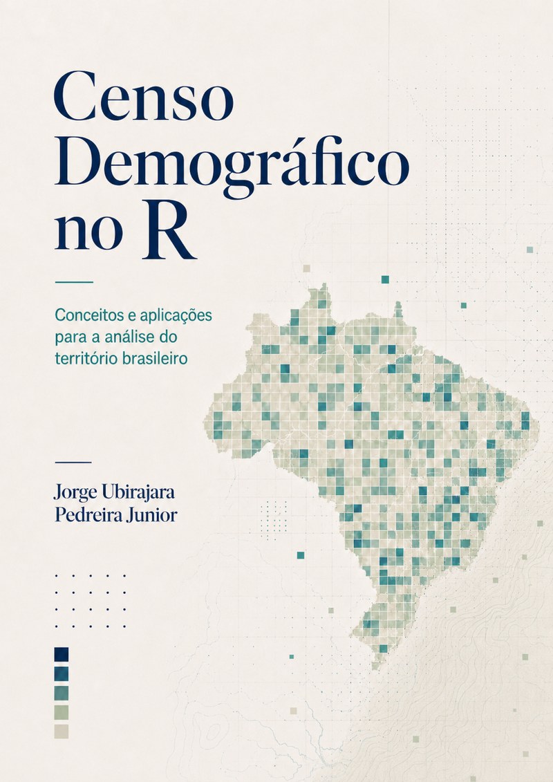 Capa do livro Censo Demográfico no R